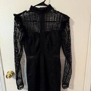 PrettyLittleThing Women's black dress